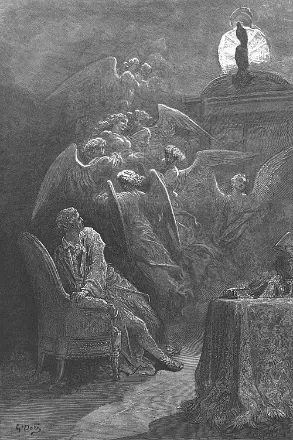 The Raven, Gustave Dore, 1884